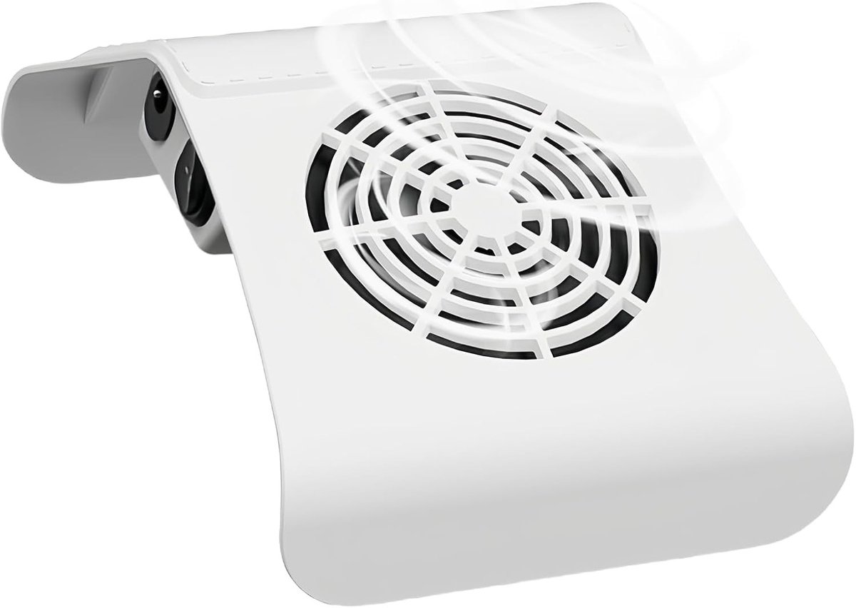 Professionele Nagelstofzuiger met 40W Vermogen, 2 Stofzakken, Draagbaar voor Manicure en Pedicure Thuis en in de Salon