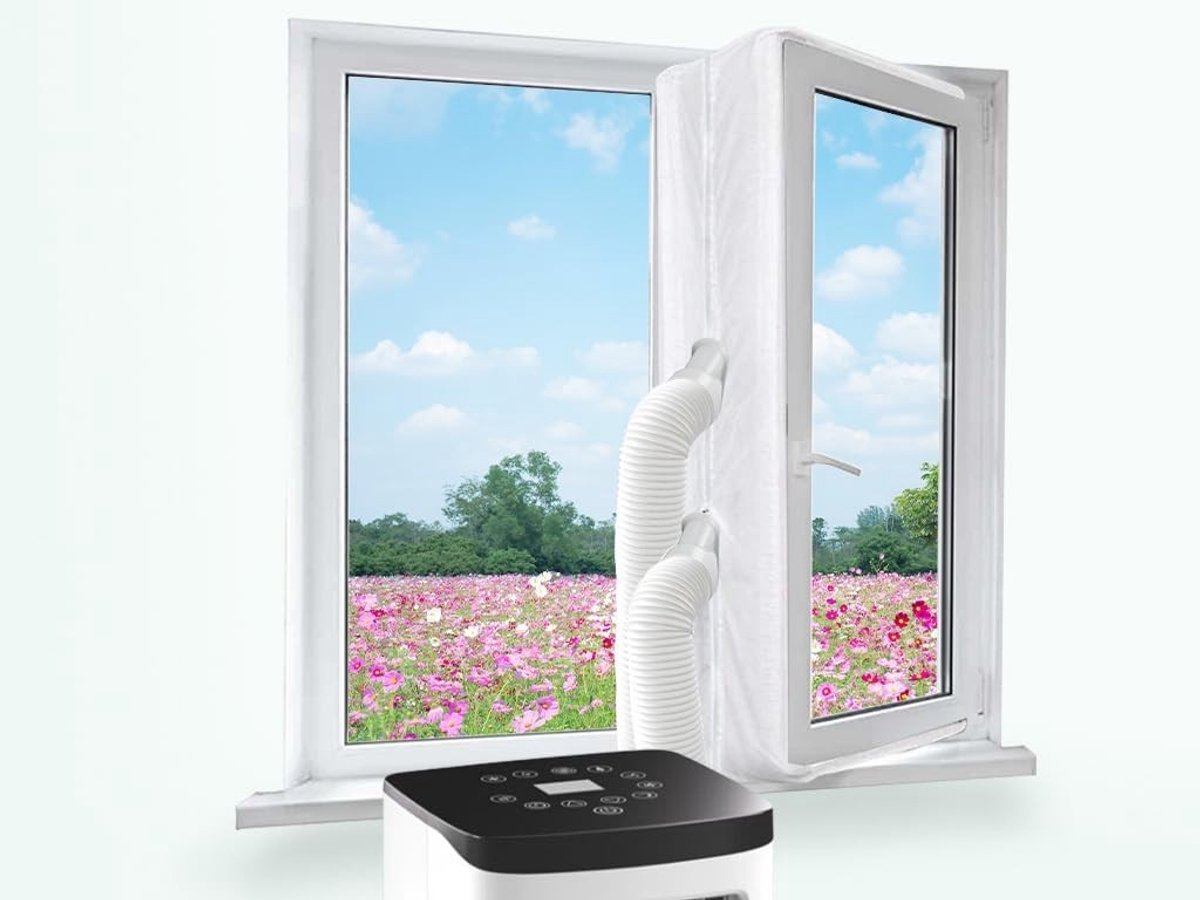 Universele Raamafdichting voor Airconditioning, Draagbare Airco en Wasdrogers - Waterdicht en Efficiënt