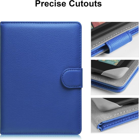 Universele E-reader Hoes voor 6" en 6.8" Pocketbook, Tolino, Sony en Kindle - Leer Beschermhoes voor Kobo Clara HD en Paperwhite — afbeelding 3
