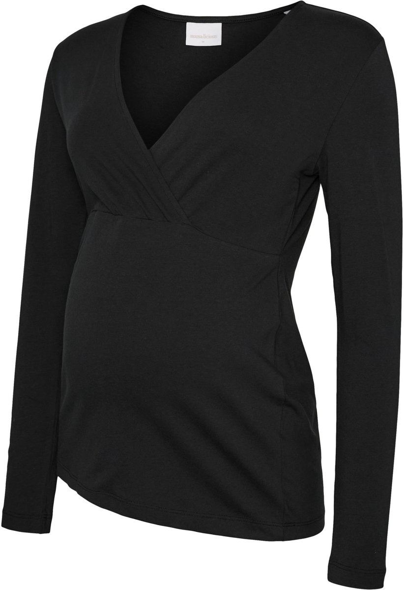 MAMALICIOUS - MLKERRIE TESS LS JRS TOP 2-P NOOS - Dames - Blouses
