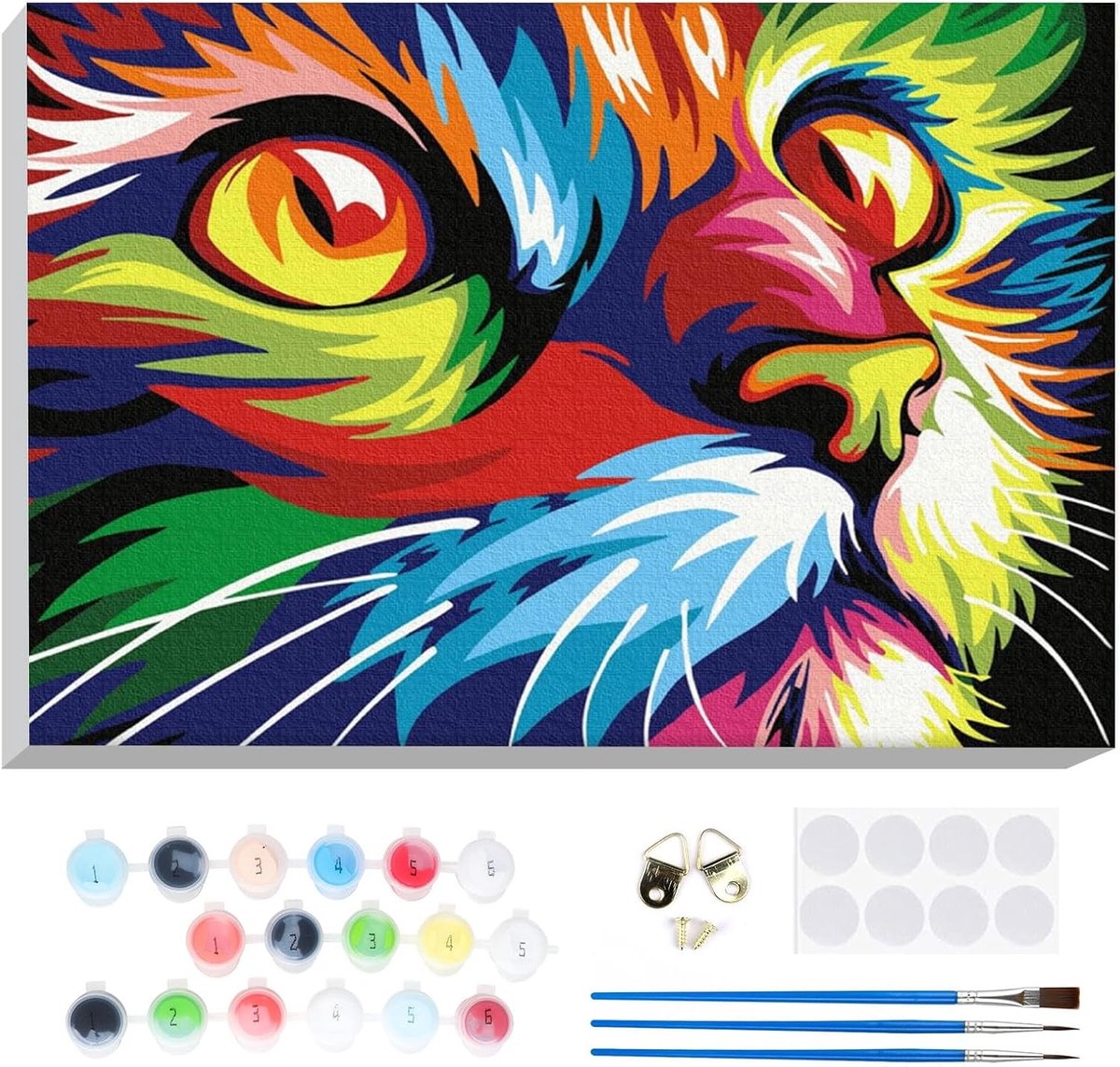 Schilderen op nummer Paard voor volwassenen - DIY acrylverf set voor beginners, kunst en ambachten, wanddecoratie voor thuis