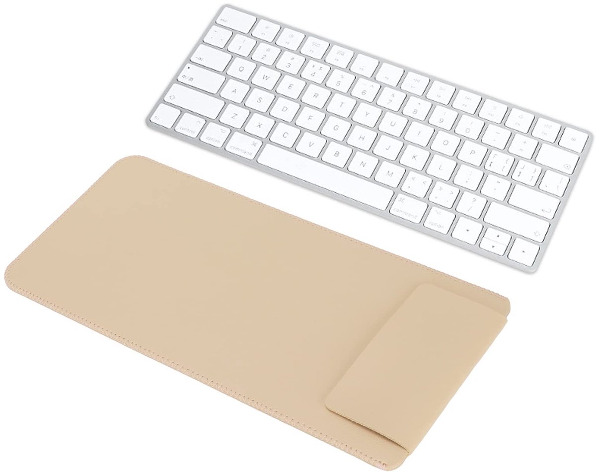 Toetsenbordhoes 30x14x1cm - PU-lederen reistas - voor Magic Keyboard 2 - beschermt tijdens reizen - ShopVlot