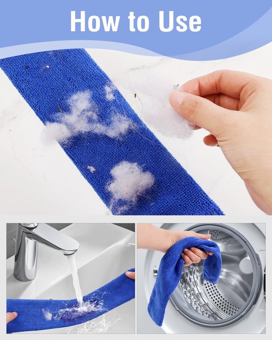 Uitschuifbare Stofborstel - Microfiber Duster - Stofvrij Maken - Flexibel Bereik - 2.5 Meter - Blauw — afbeelding 3