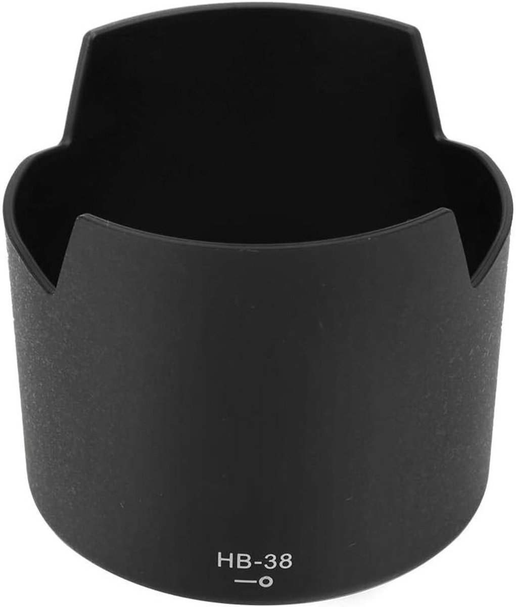 Zonnekap voor AF-S Micro 105mm f/2.8G If-Ed VR Lens, Vervangende Zonnekap HB-38, Bescherming tegen Zonlicht en Reflecties