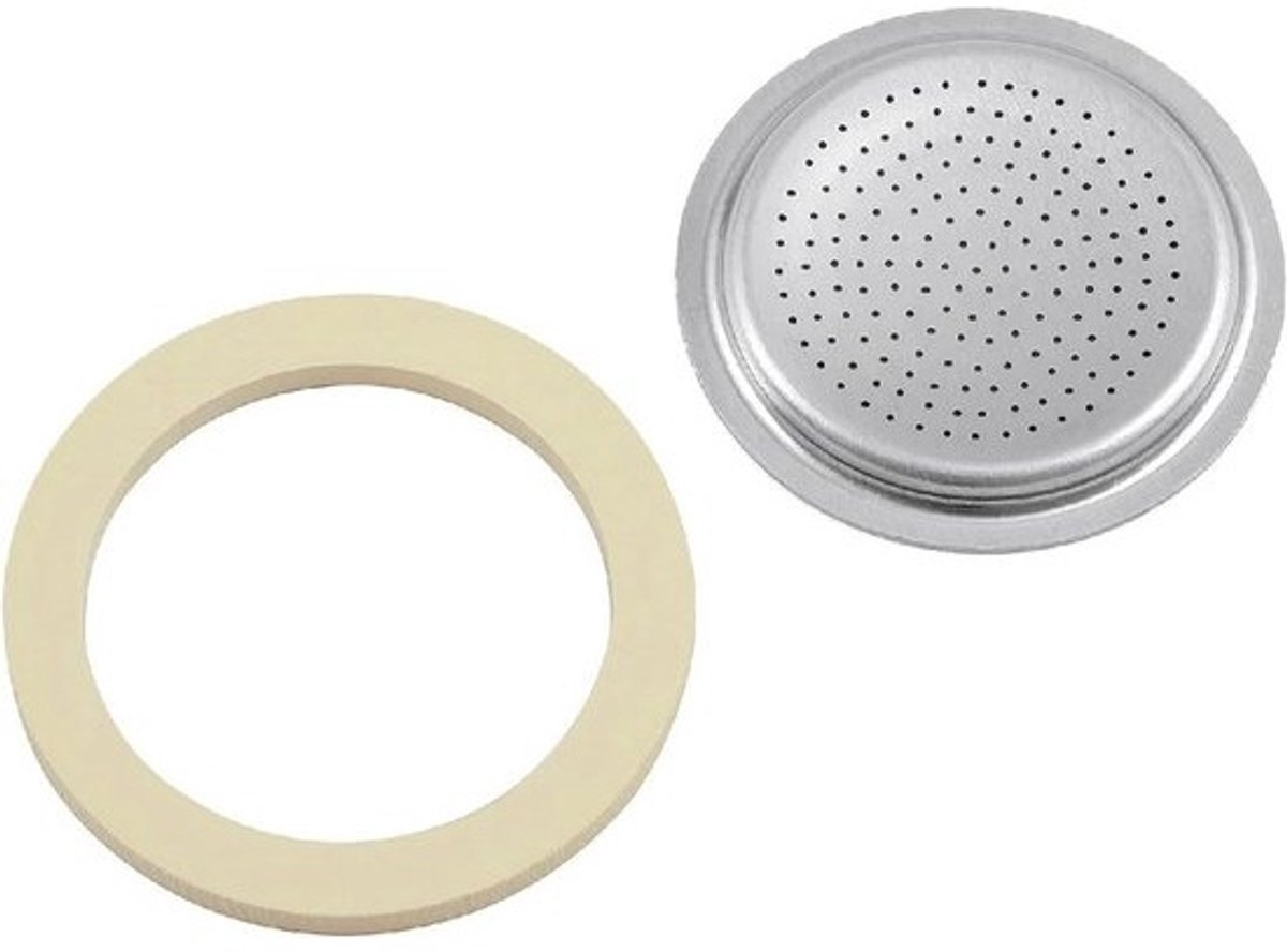 Reserveonderdelen Koffiezetapparaat: Afdichting en Plaat voor Mokapot (1 Set)
