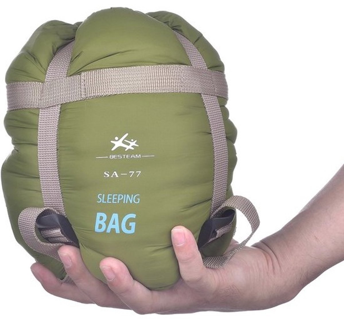 Ultralichte rechthoekige slaapzak voor warm weer - 75 inch, ideaal voor outdoor, kamperen, backpacken en wandelen