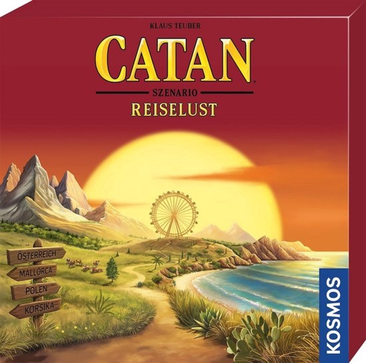 Catan Scenario Reislust - Ontdek Europa met Dubbelzijdige Speelplannen