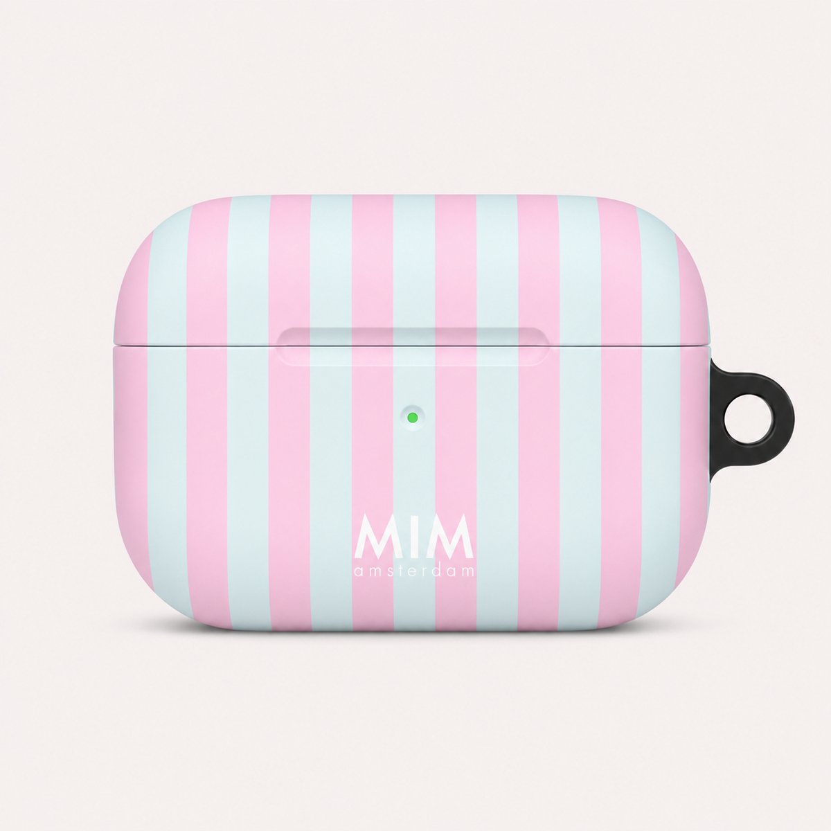MIM Amsterdam - Cool Crush - Geschikt voor AirPods Pro 1 - AirPod hoesje - Stepen print - AirPod hoesje met print - Shockproof- Cover voor AirPods - Trendy AirPod case