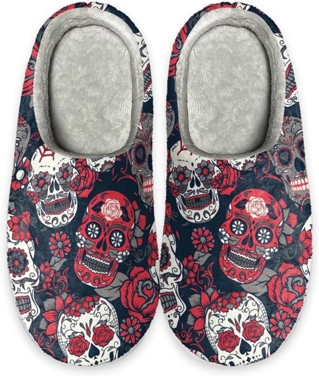 Dames Indoor Slippers Met Antislip - Warme en Comfortabele Fuzzy Huisslippers