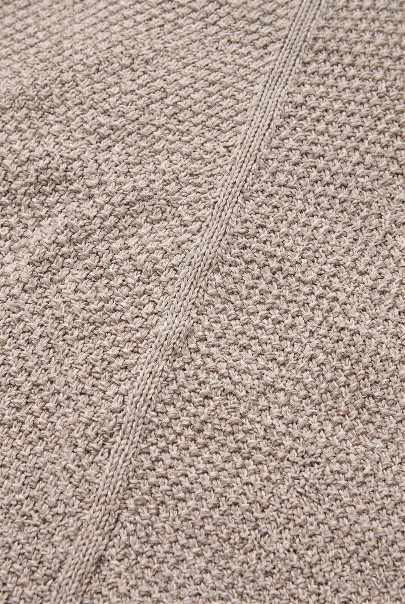 Gentiluomo Turtle Zip Ls Truien & Vesten Heren - Sweater - Hoodie - Vest- Beige - Maat S