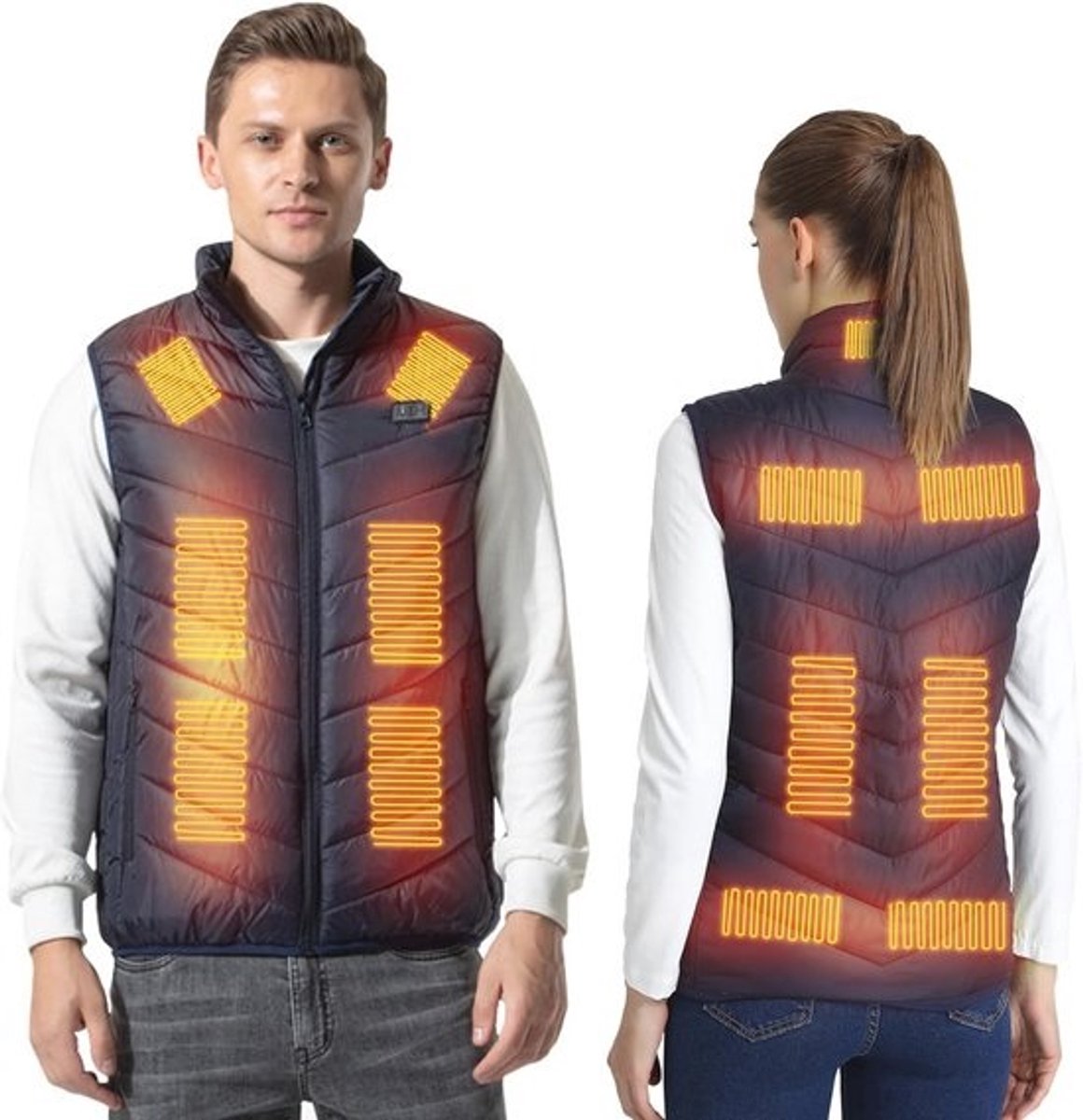 Verwarmd Vest met 3 Temperatuurstanden en Multiple Verwarmingszones