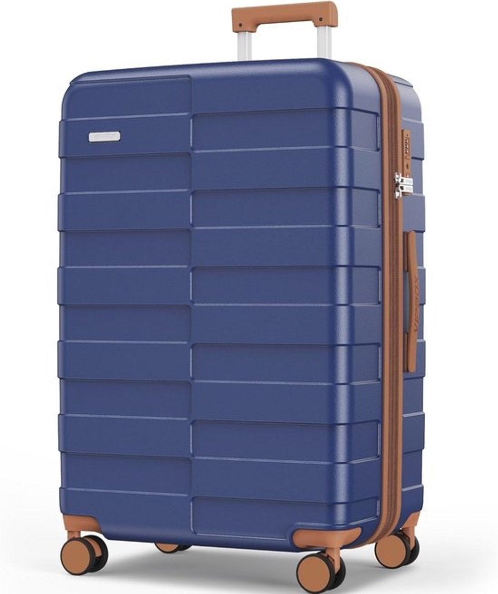 Lichtgewicht Hardshell Reiskoffer 75x45x27cm Uitbreidbaar Met 4 Spinnerwielen - TSA Goedkeuring