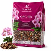 Orchideeën potgrond 5 l – Norrsoil Premium orchidee potgrond voor phalaenopsis, dendrobium, cattleya en meer, Turfvrij – 100% Biologisch – Met Organische Voeding tot 180 Dagen – Luchtige Orchideeënmix