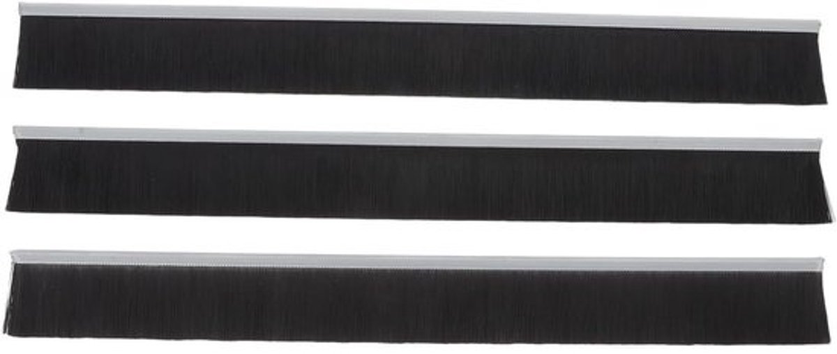 Brievenbus Borstelstrip - Tochtstrip Brievenbus - Post Beschermen - Weerbestendige Afdichting - 30 cm - Zwart
