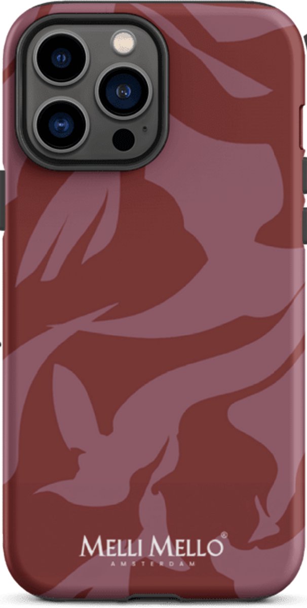 Melli Mello Telefoonhoesje Crimson Wave (Tough Case) - Apple iPhone 13 Pro Max