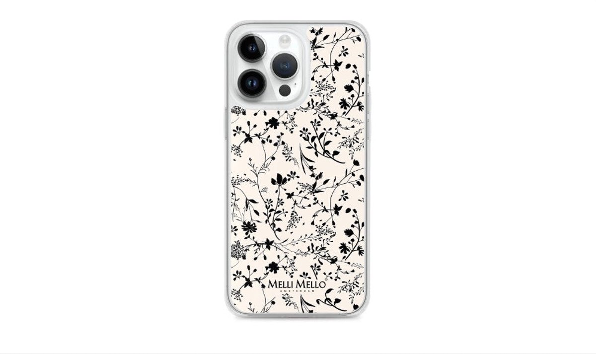 Melli Mello Telefoonhoesje Crimson Palm (Soft case) - Apple iPhone 14 Pro Max