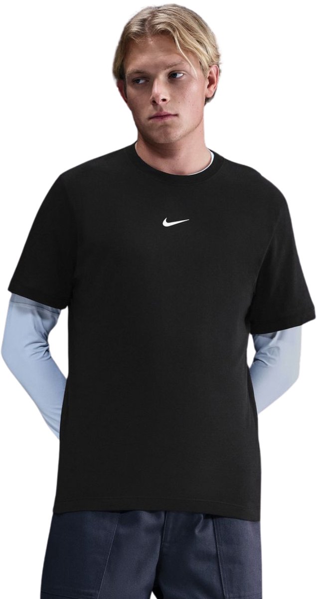 Nike T-shirt Heren Sportswear BB Zwart