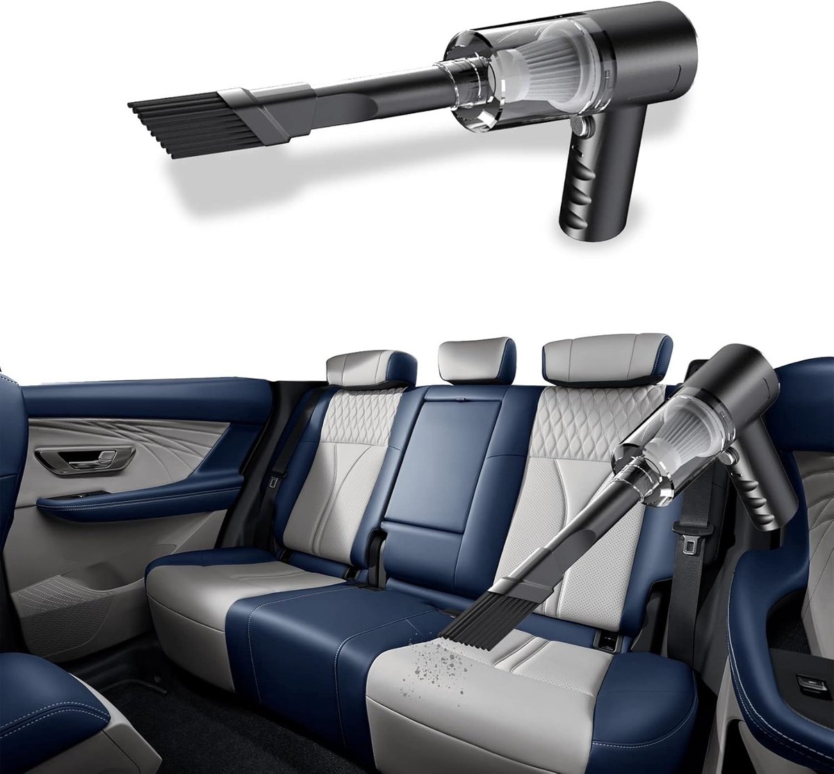 3-in-1 Draadloze Handheld Stofzuiger, Oplaadbare Mini Stofzuiger met USB, Geschikt voor Auto, Huis en Kantoor