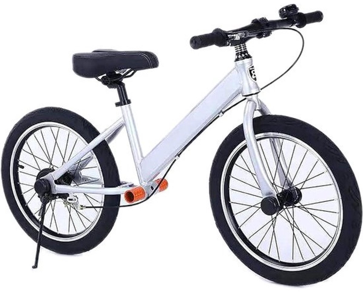 Loopfiets voor volwassenen - Grote loopfiets Pedaalloze fiets - Comfortabel transport - Met voetsteun en handrem - 18 inch wielen