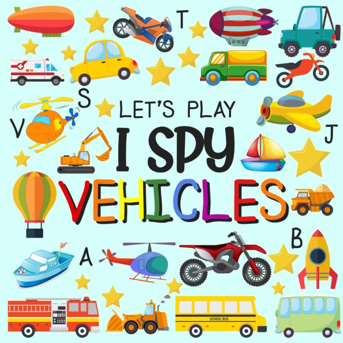 Let's Play I Spy Vehicles: I spy Fun Picture Puzzle Book for 2-5 Year Olds girls and boys Adding Up Book,Interactive - ShopVlot