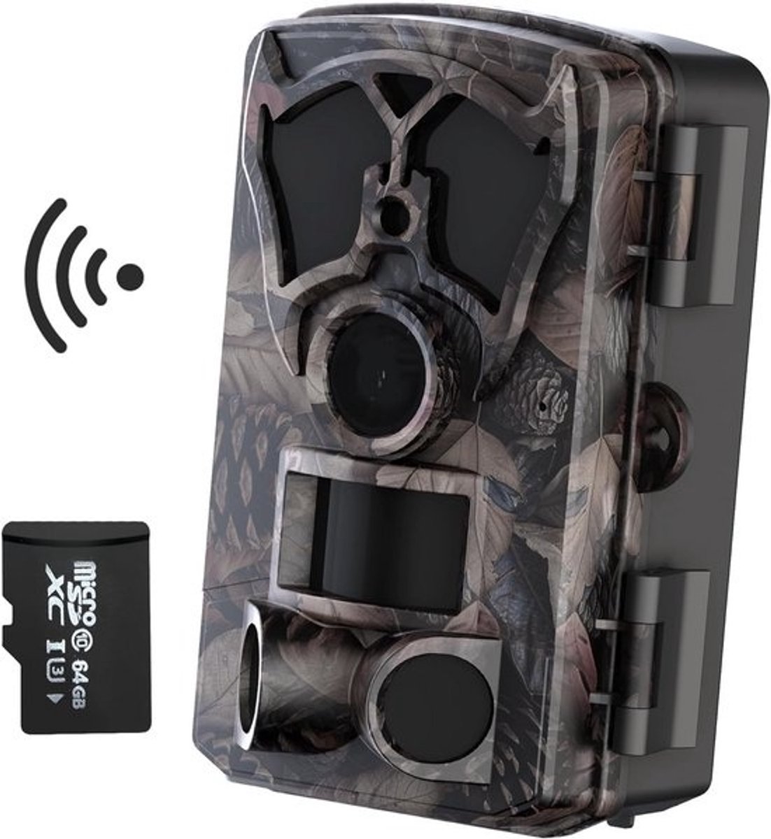 Wildcamera met Nachtzicht - 4K Ultra HD - Oplaadbaar - Waterdicht - Natuurkijker