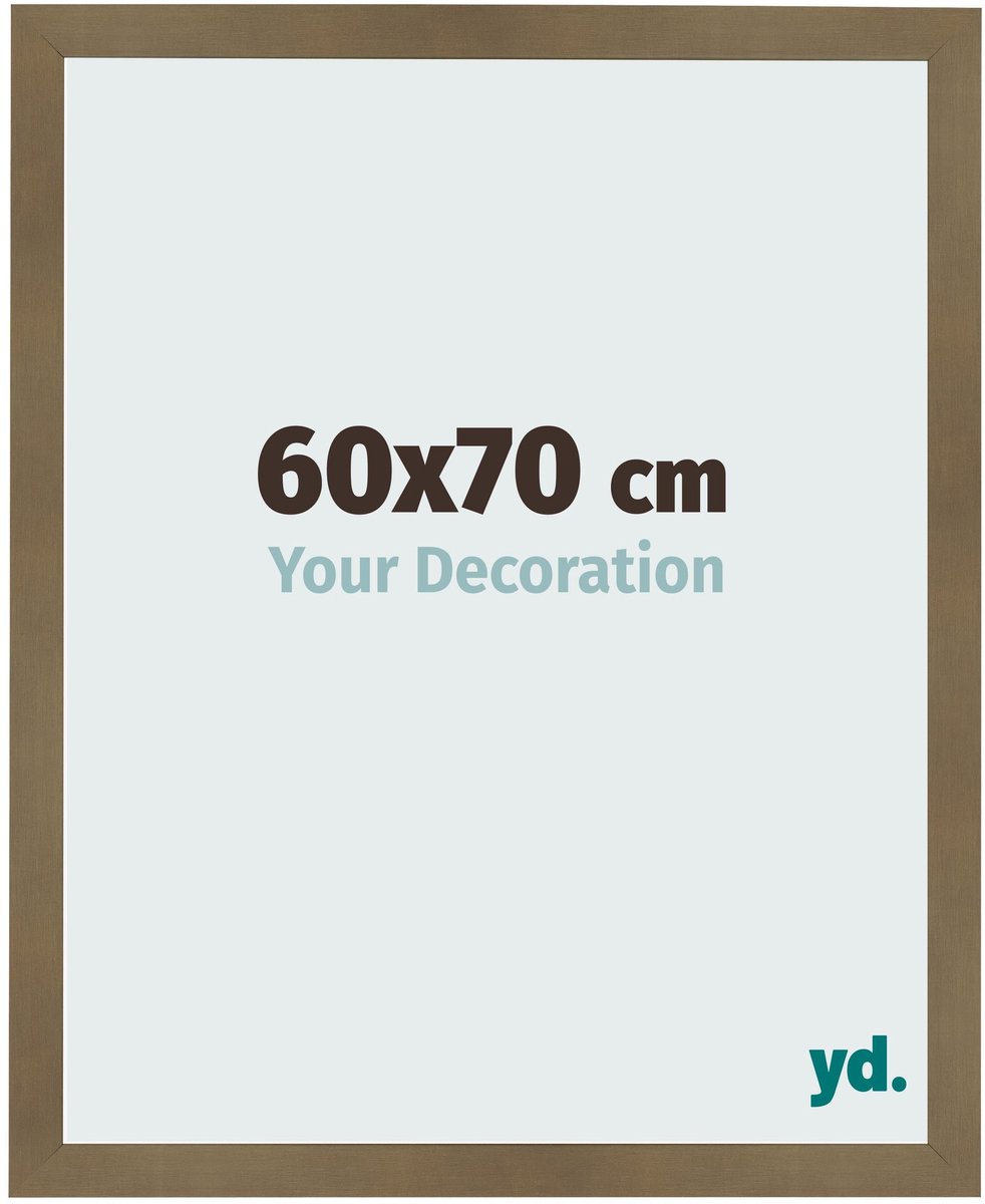Your Decoration - Fotolijst 60x70 cm - MDF - Brons Decor - Bologna