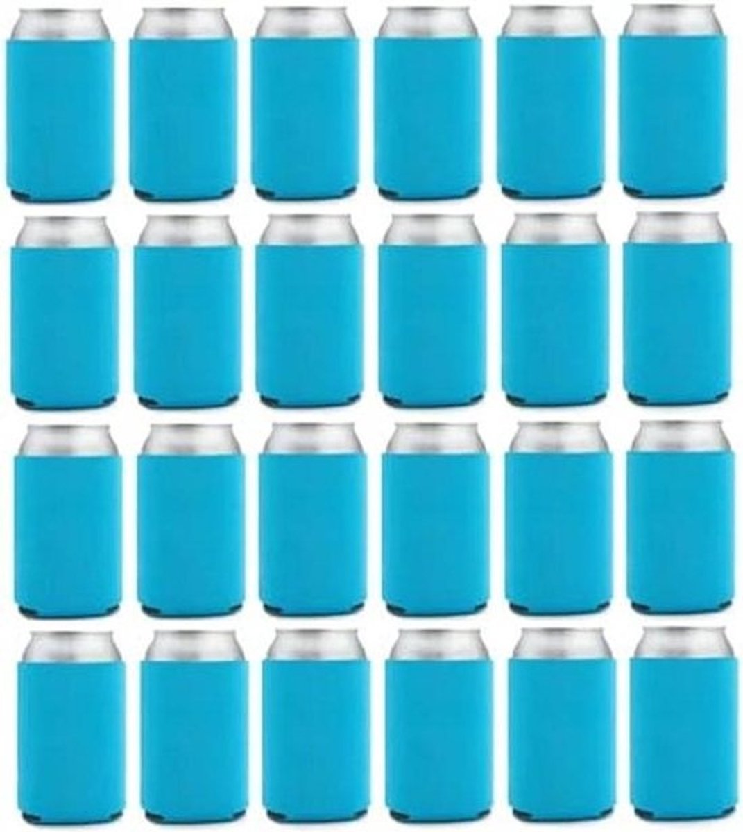 Blik Koelers - Blik Houders - Feestartikelen - Op Maat Te Maken - 48 Stuks - Robin Egg Blauw
