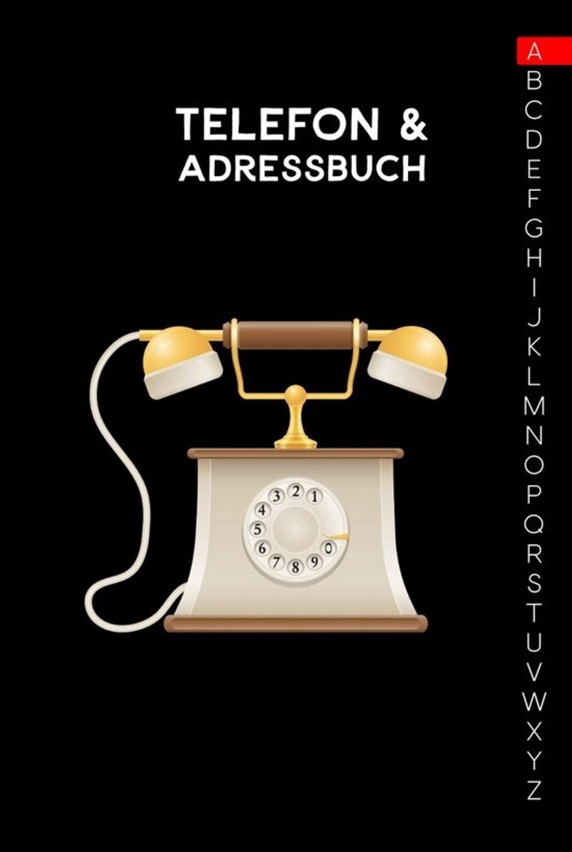 Adres- en Telefoonboek voor Alle Contactgegevens - Handig A5 Formaat