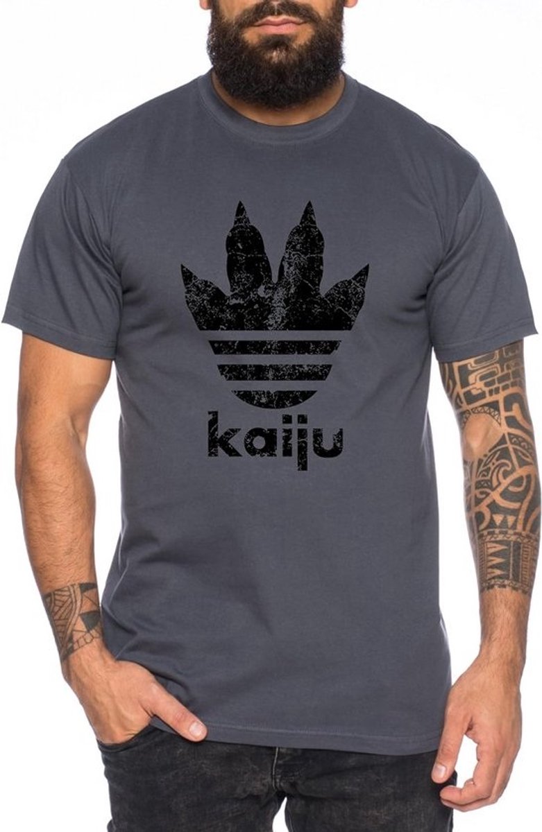 Heren T-shirt met Kaiju Print