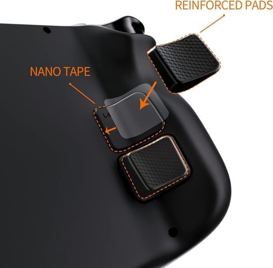 Terug Knoppen Verbeteringsset voor Steam Deck - Grip Verbetering en Bescherming - 2 Dikte Opties — afbeelding 3