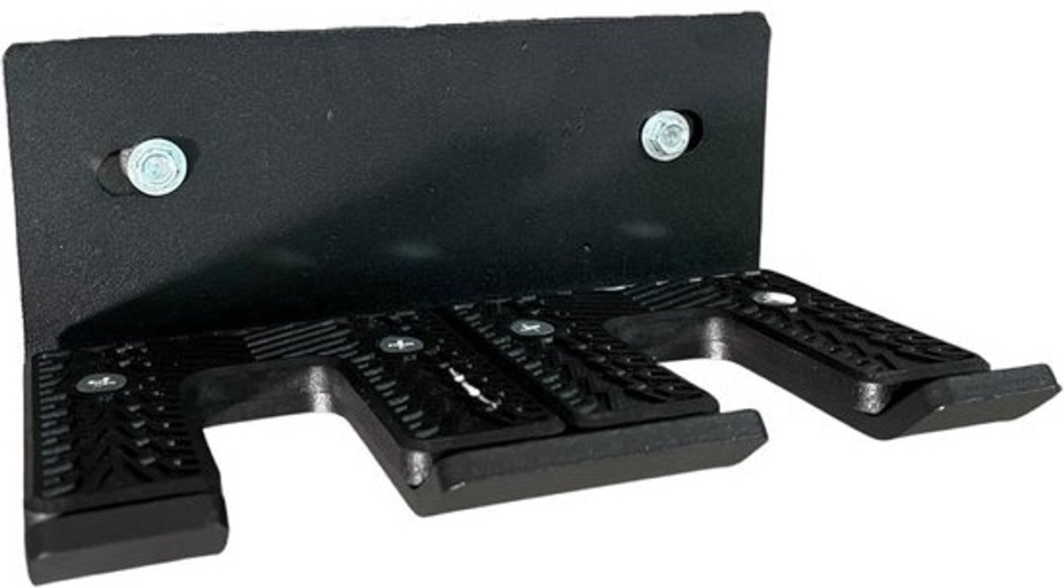 Wandgemonteerde Verticale Barbell Houder - Ruimtebesparend Rack voor Olympische Barbells