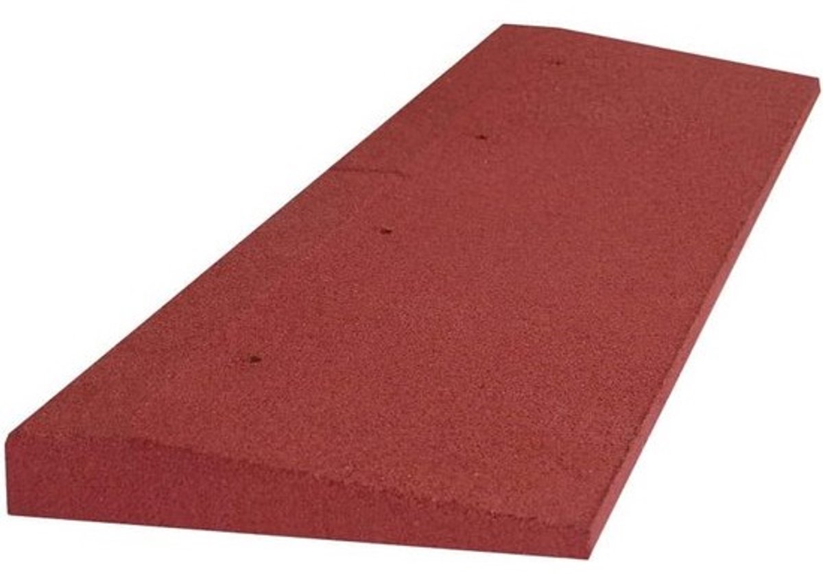 Robuuste Rubber Oprijplaat voor Stoepranden en Drempels - 1000x250x50 mm