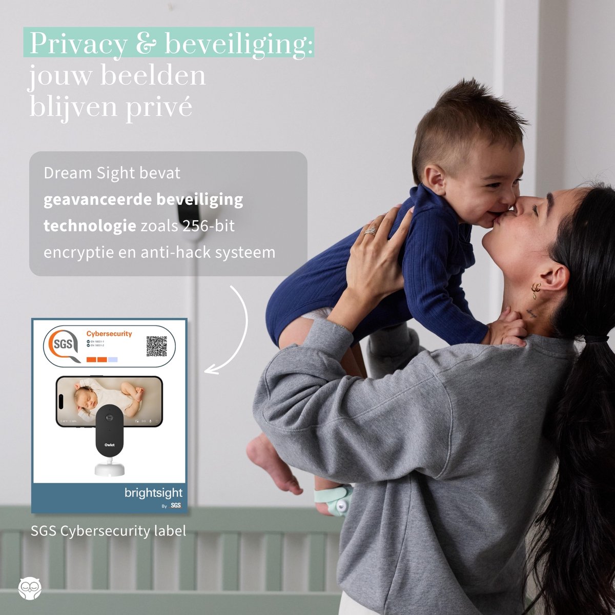 Owlet Dream Duo: Dream Sight Camera & Dream sock - Medische - afbeelding 2
