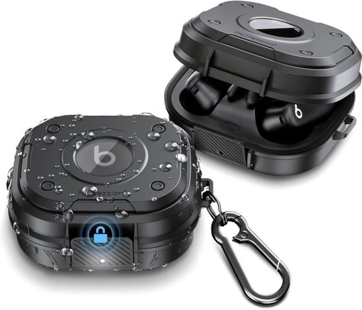 Stevige Beschermhoes voor Powerbeats Pro 2 Oordopjes met Veilige Sluiting
