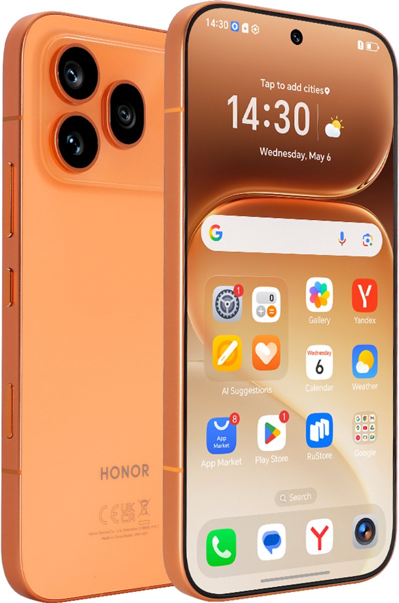 HONOR 600 Pro - 5G Smartphone - 12GB 512GB - 200MP Camera - 6.57" - Oranje