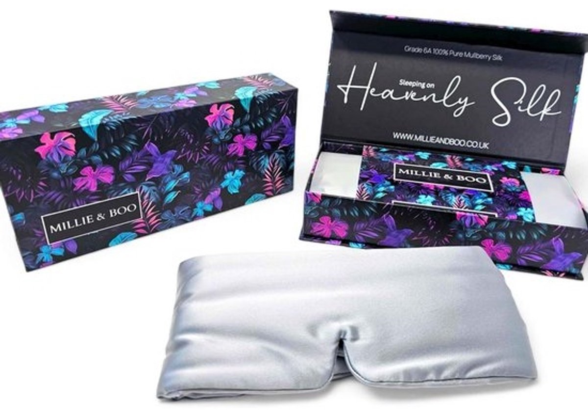 Luxe Zijden Slaapmasker 19 Momme Mulberzzijde - Comfortabel en Verstelbaar