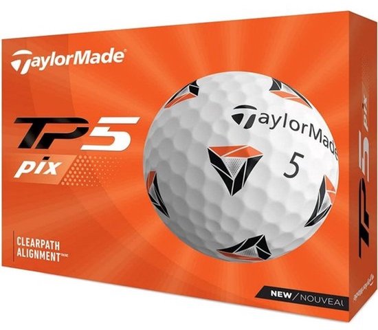 Premium golfballen met ClearPath uitlijning en verbeterde aerodynamica van Merkloos — afbeelding 3