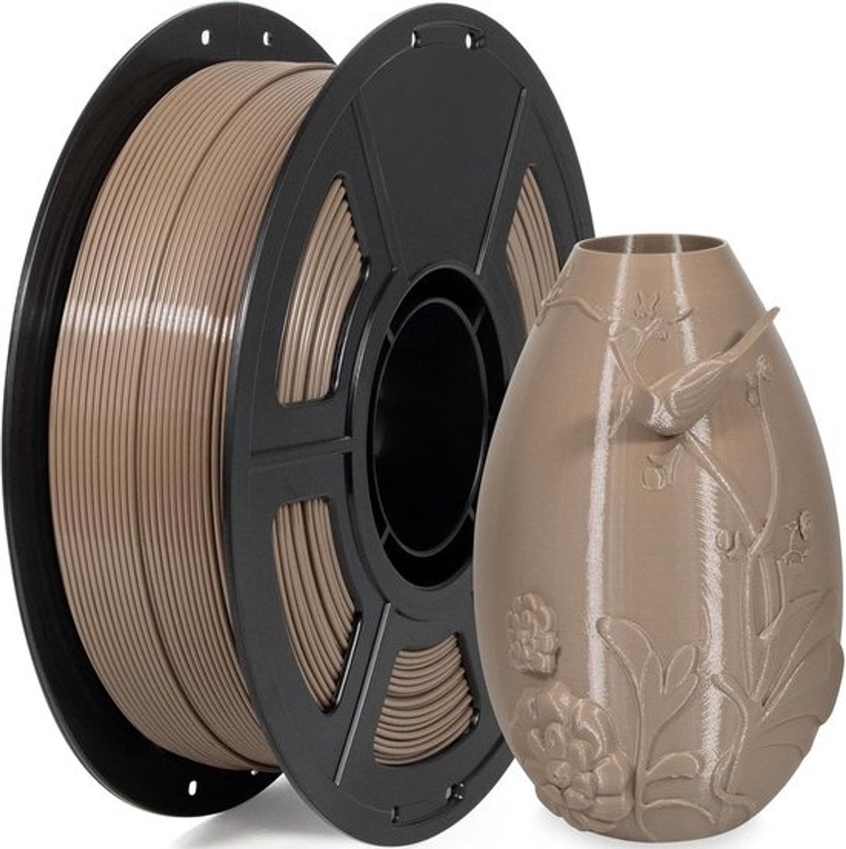 PETG Filament 1.75mm 1KG Bruin voor 3D Printers, Hoge Maatnauwkeurigheid