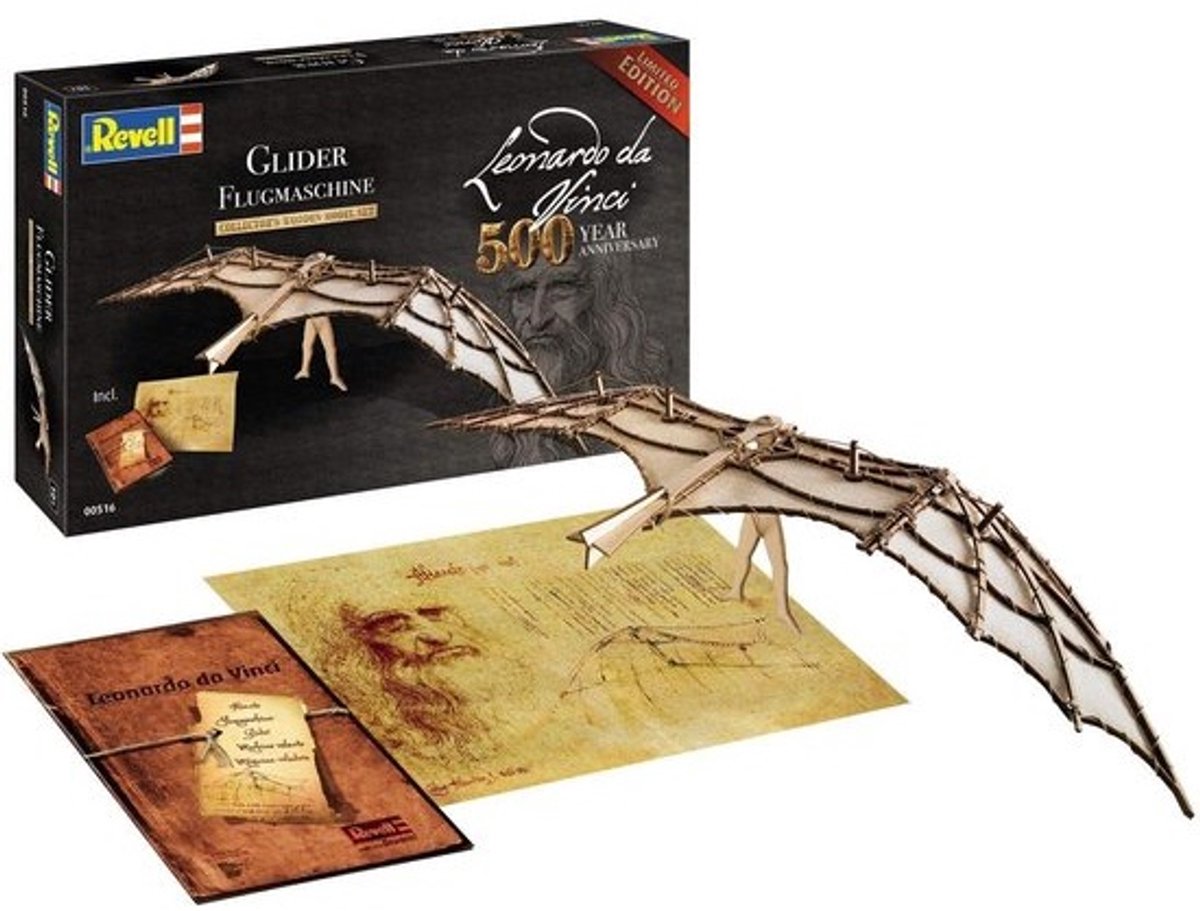 Modelbouwset Vliegmachine Leonardo da Vinci voor Beginners
