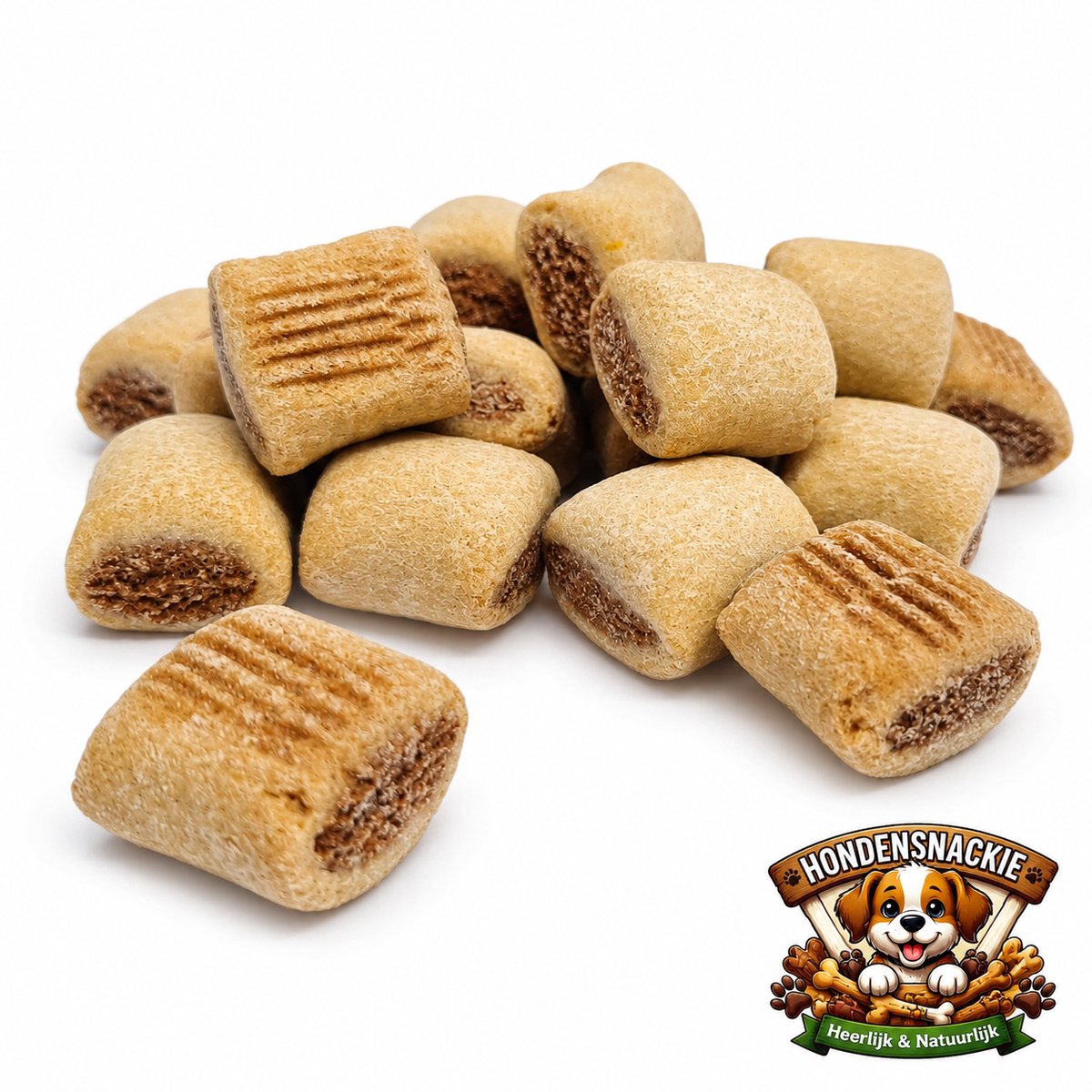 Duo Gevogelte een krokant hondenkoekje / mergpijpje 400 gram | Hondensnackie