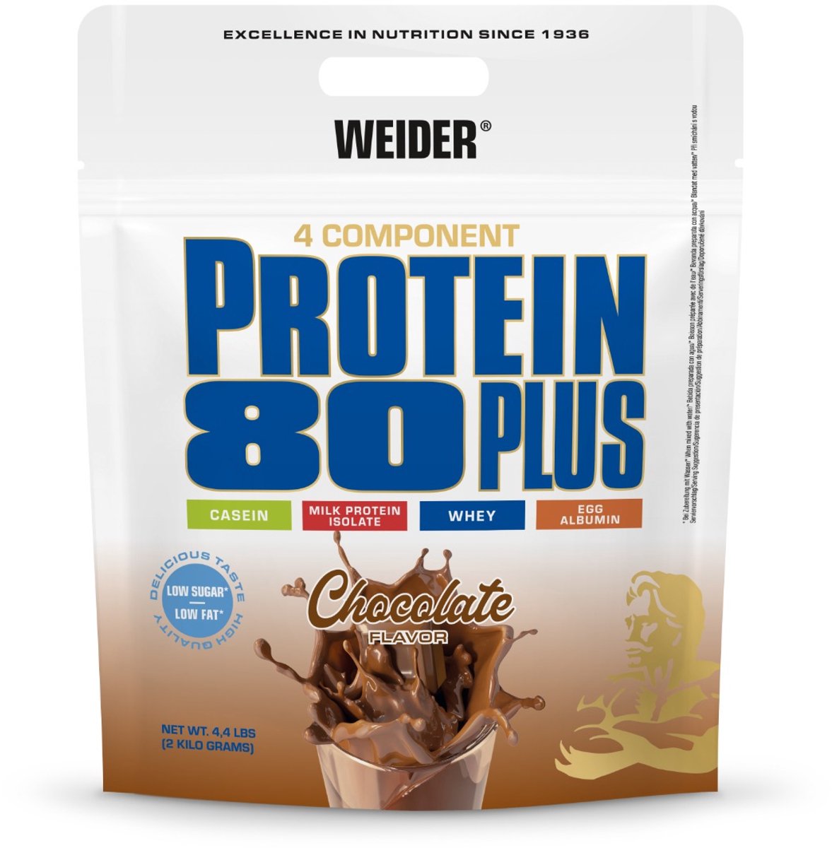 Weider 80 Plus Eiwit 2000 g chocolade
