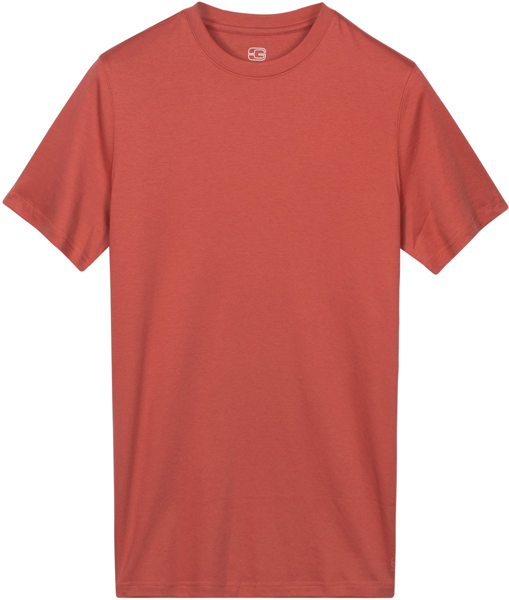 Giordano Dark Red Korte mouw Regular Fit 615078 30