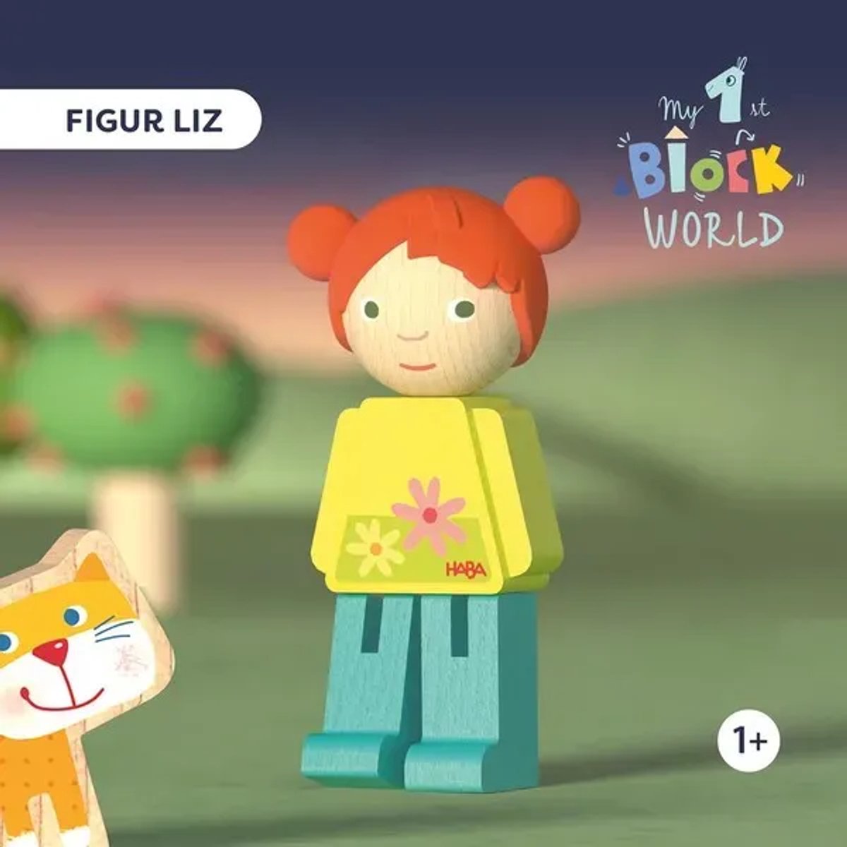 Haba My First Block World speelfiguur Liz - 8 cm - 1 jaar+