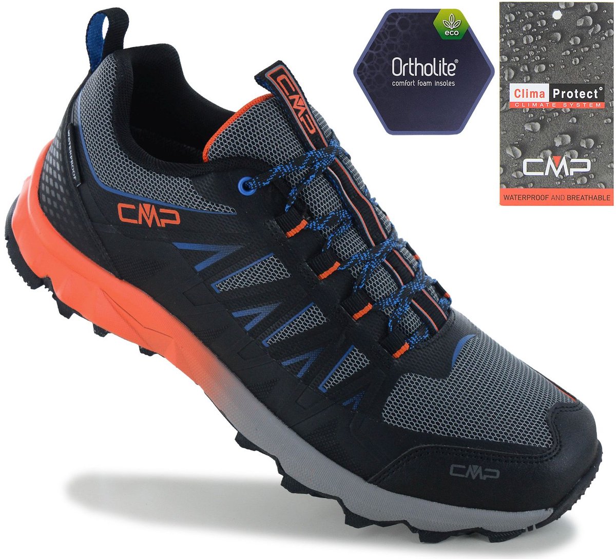 CMP Laky Fast Hiking WP Waterproof - Heren Wandelschoenen Outdoor Schoenen 3Q36877-49US , Maat: EU 47