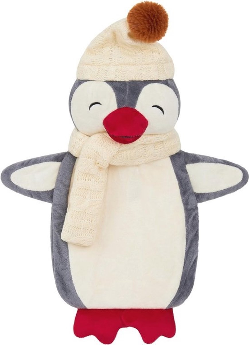Warme fleece kruik met dierenhoes - 1 of 2 liter