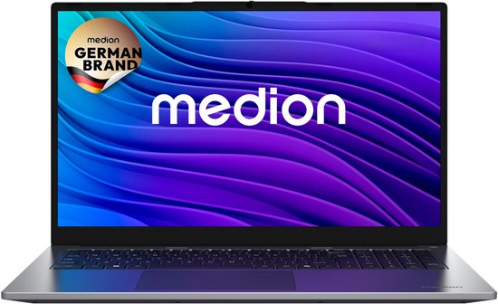 MEDION E17223 laptop 17,3 inch groot scherm Intel N100 processor 4GB RAM 128GB HDD eenvoudig gebruik