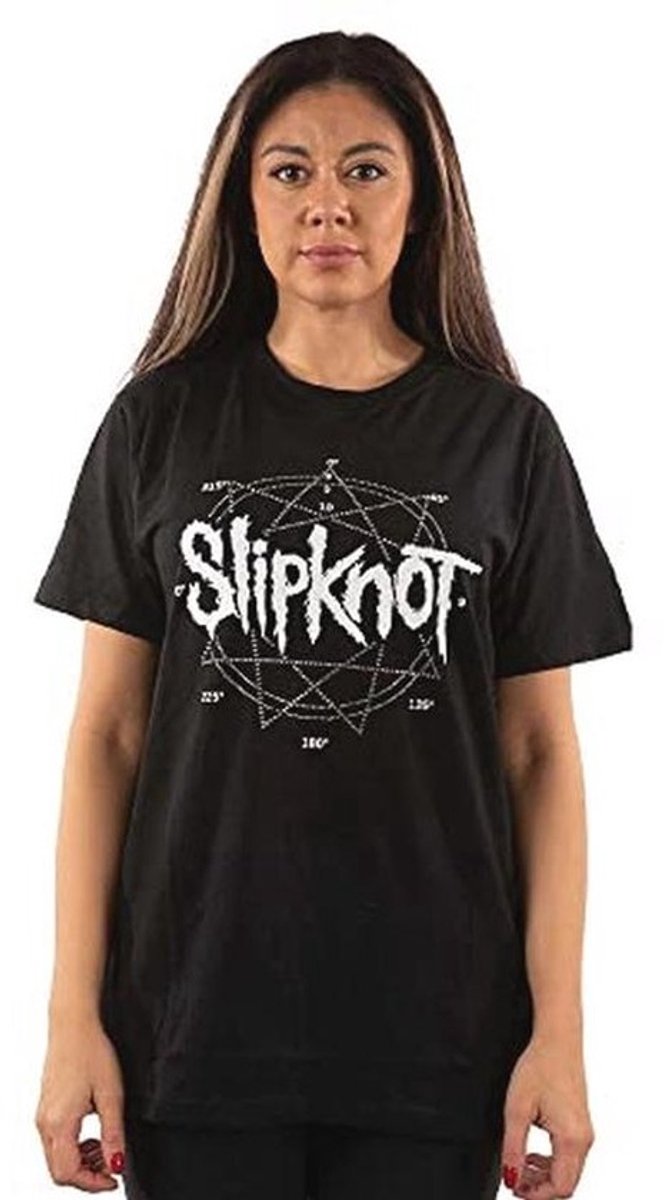 Unisex T-shirt met Diamante Ster Logo - Zwart