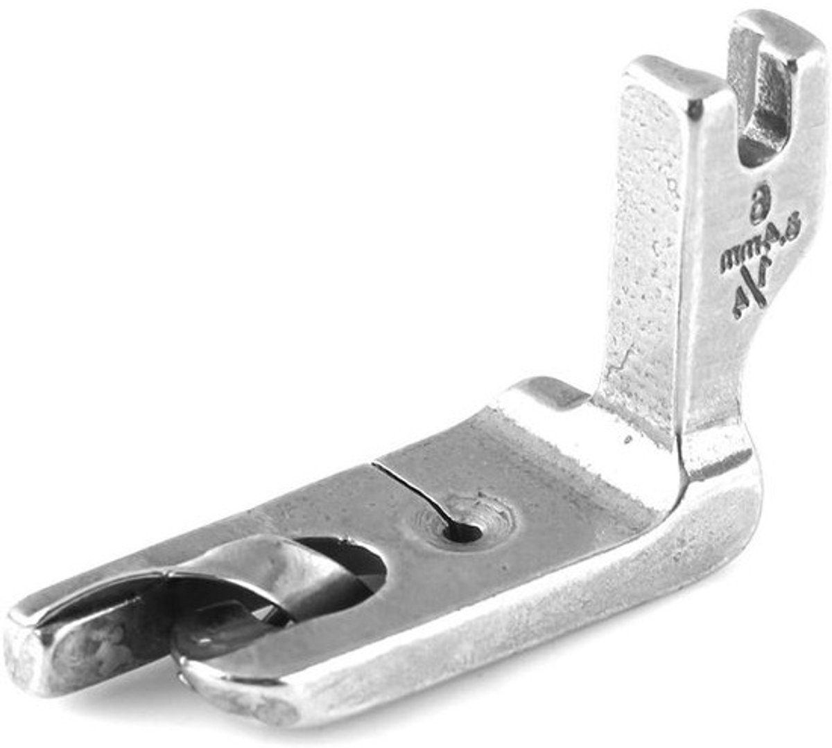 Naaivoet - Opgerolde zoom naaivoet - Stof plat houden - Roestvrij staal - 635 mm - Zilver