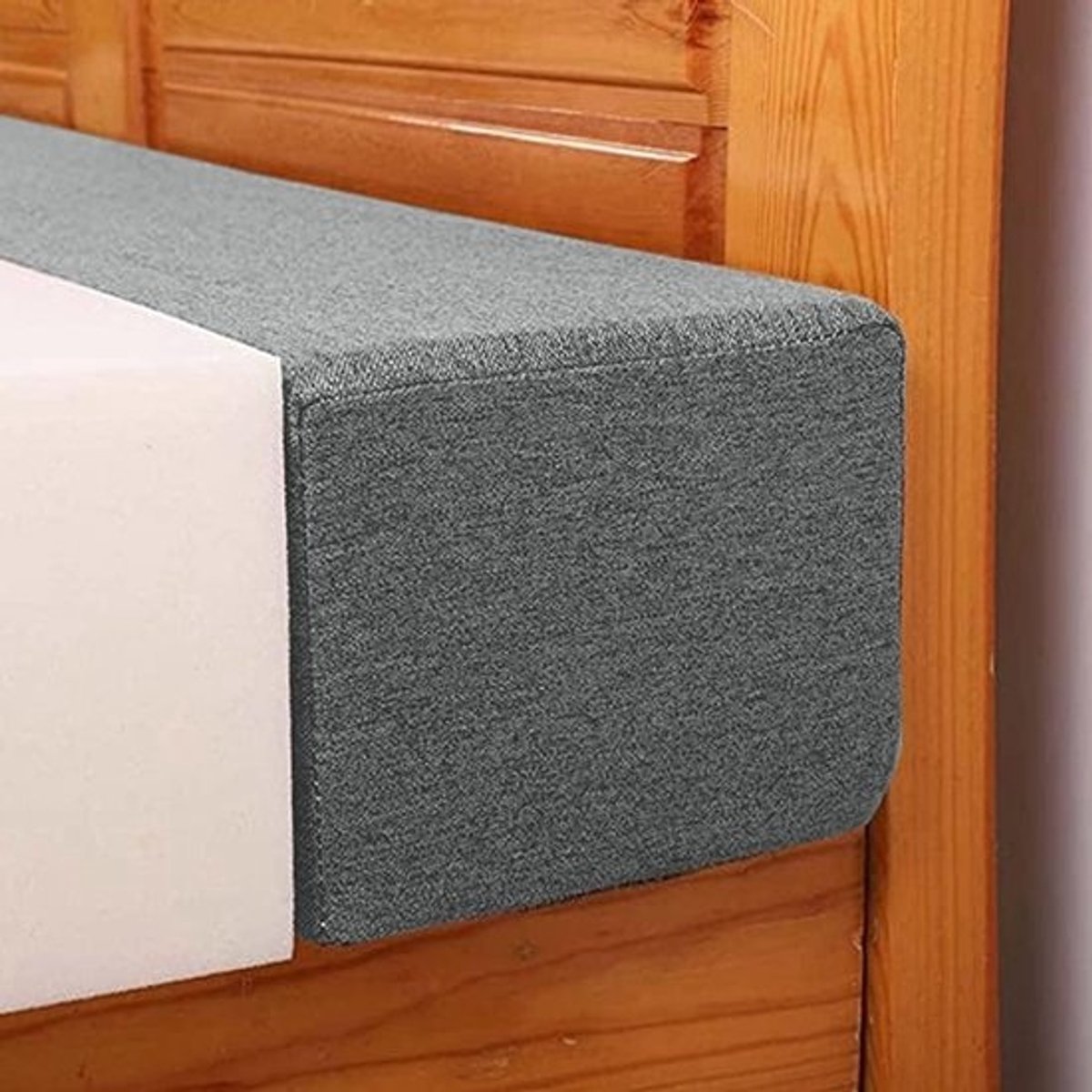 Matrasverlenger - Bed opvuller - Bedruimte dichten - Afneembare hoes - 180x20x5cm - Effenn