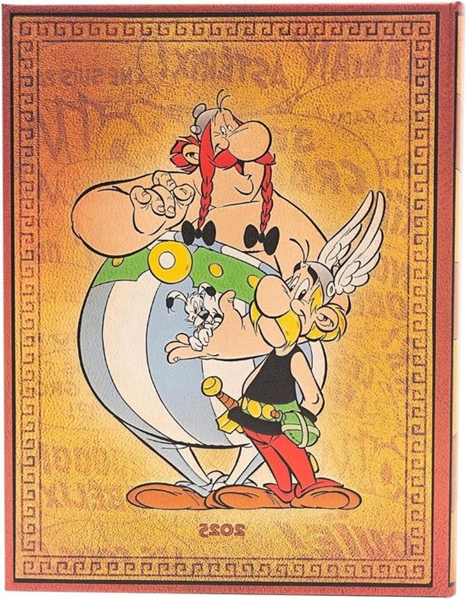 Asterix Obelix Planner - Dagplanner Agenda - Afspraken Plannen - Elke Dag Op Pagina - 175x230mm - Oranje